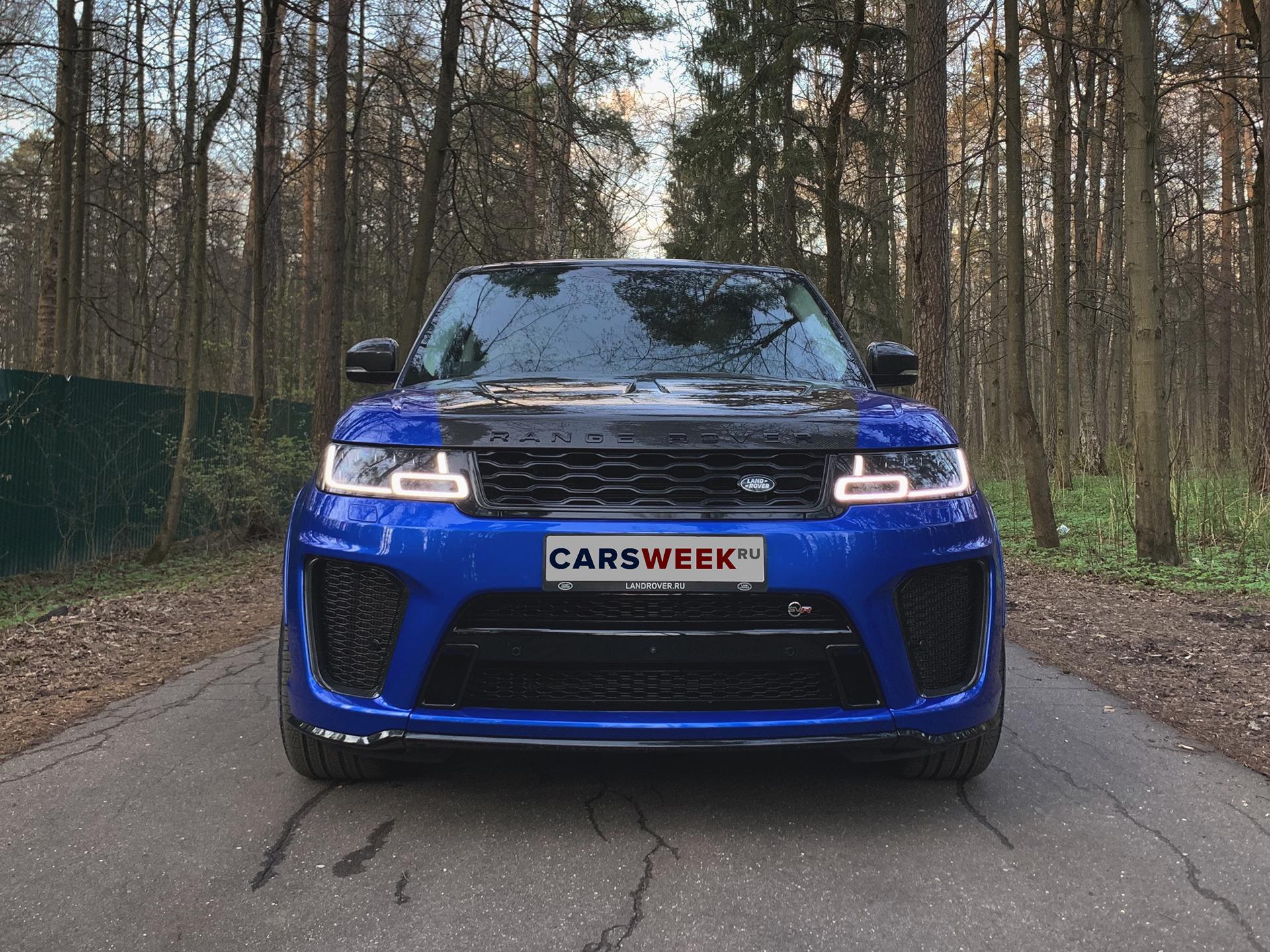 Концентрат: тест Range Rover Sport SVR