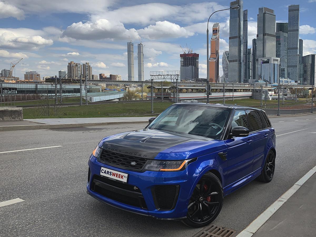 Концентрат: тест Range Rover Sport SVR